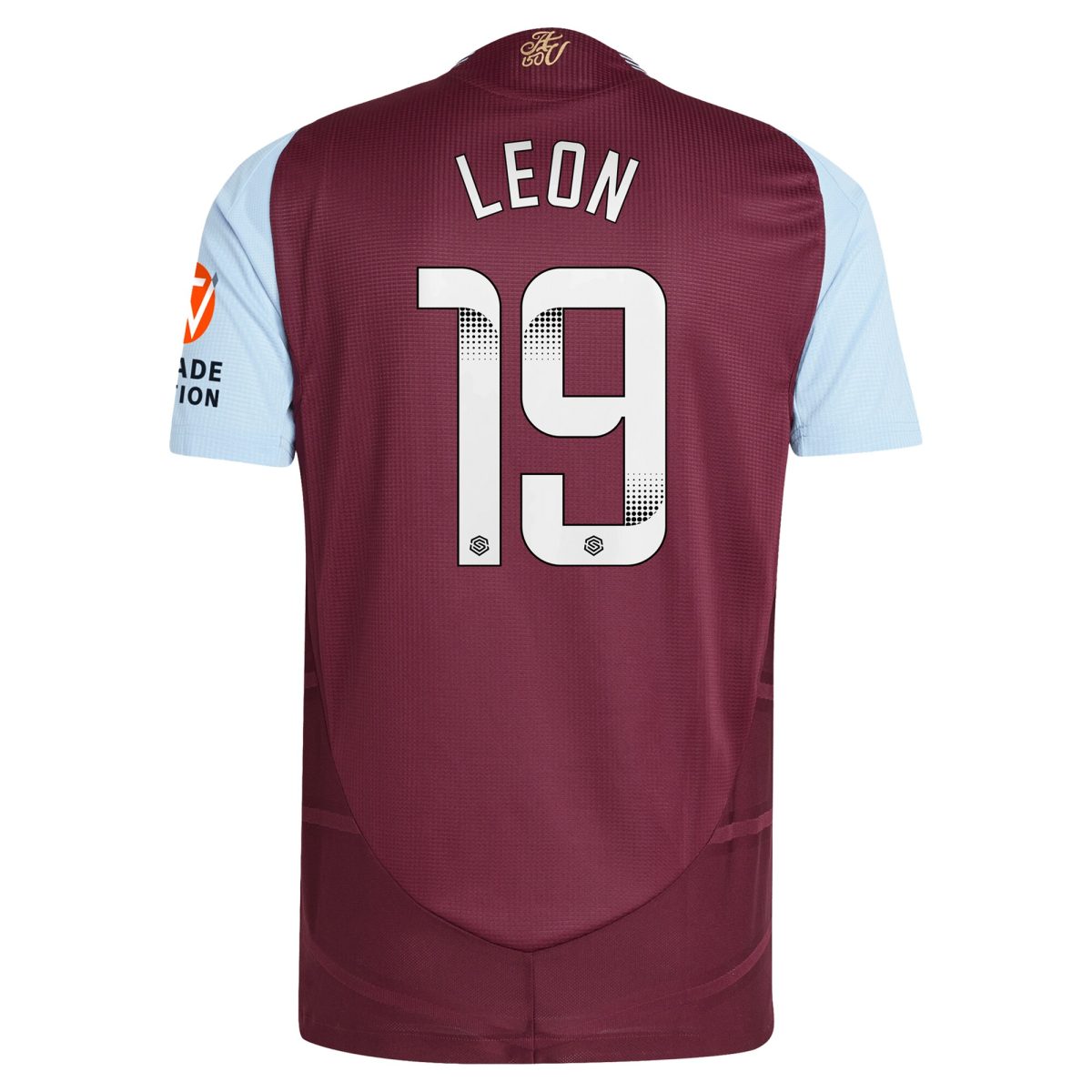 aston villa wsl adidas home authentic shirt 2024-25 with leon 19 printing Collection | Official Aston Villa Jerseys for Fans