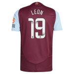 aston villa wsl adidas home authentic shirt 2024-25 with leon 19 printing Collection | Official Aston Villa Jerseys for Fans