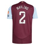 aston villa wsl adidas home authentic shirt 2024-25 with mayling 2 printing Collection | Official Aston Villa Jerseys for Fans