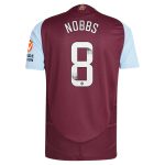 aston villa wsl adidas home authentic shirt 2024-25 with nobbs 8 printing Collection | Official Aston Villa Jerseys for Fans