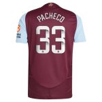 aston villa wsl adidas home authentic shirt 2024-25 with pacheco 33 printing Collection | Official Aston Villa Jerseys for Fans