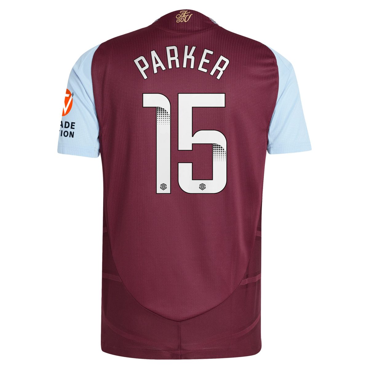 aston villa wsl adidas home authentic shirt 2024-25 with parker 15 printing Collection | Official Aston Villa Jerseys for Fans