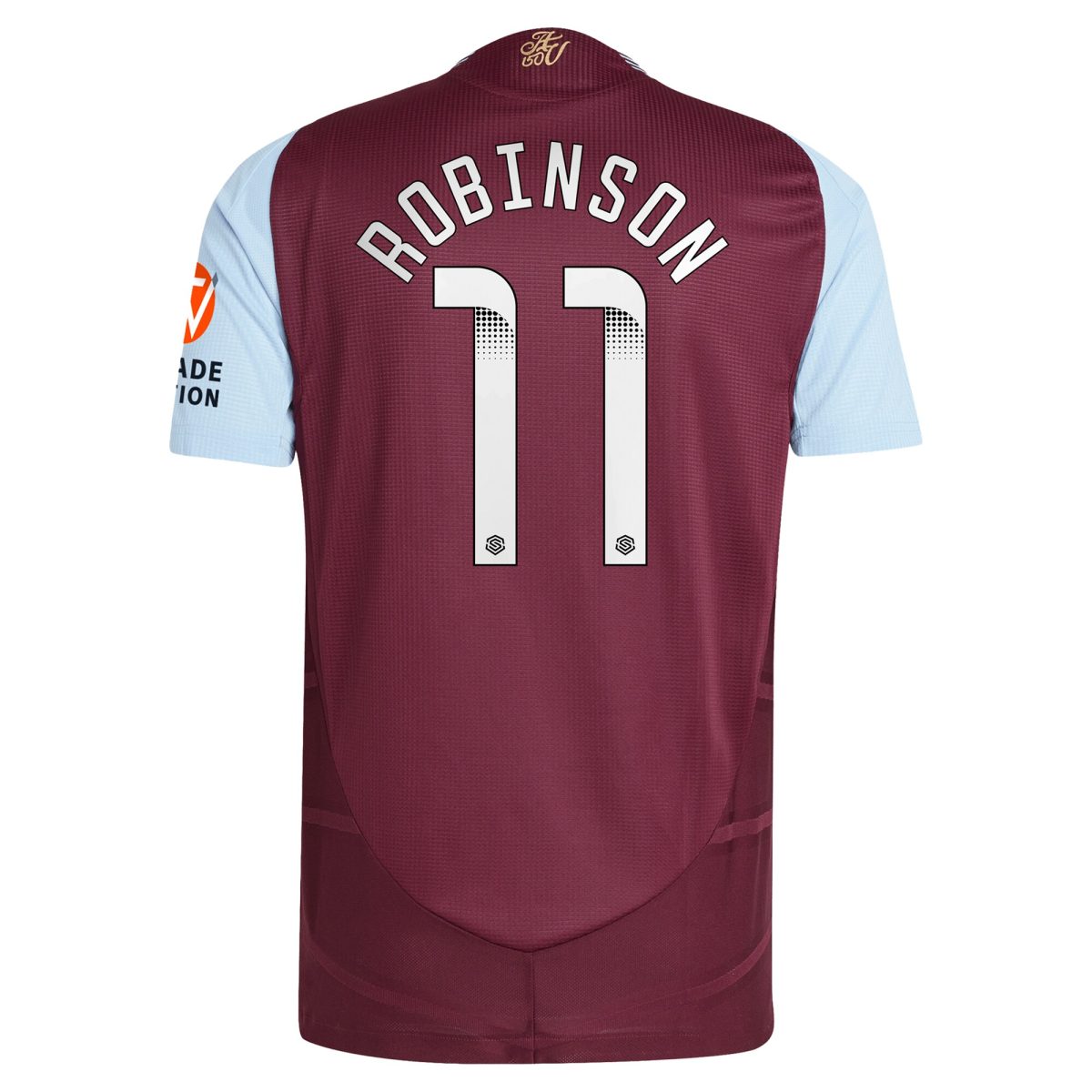 aston villa wsl adidas home authentic shirt 2024-25 with robinson 11 printing Collection | Official Aston Villa Jerseys for Fans
