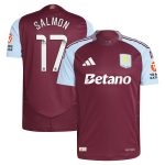 aston villa wsl adidas home authentic shirt 2024-25 with salmon 17 printing Collection | Official Aston Villa Jerseys for Fans