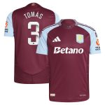 aston villa wsl adidas home authentic shirt 2024-25 with tomás 3 printing Collection | Official Aston Villa Jerseys for Fans