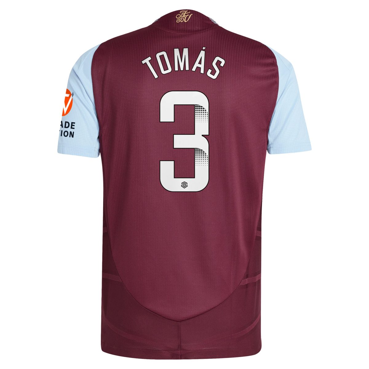 aston villa wsl adidas home authentic shirt 2024-25 with tomás 3 printing Collection | Official Aston Villa Jerseys for Fans