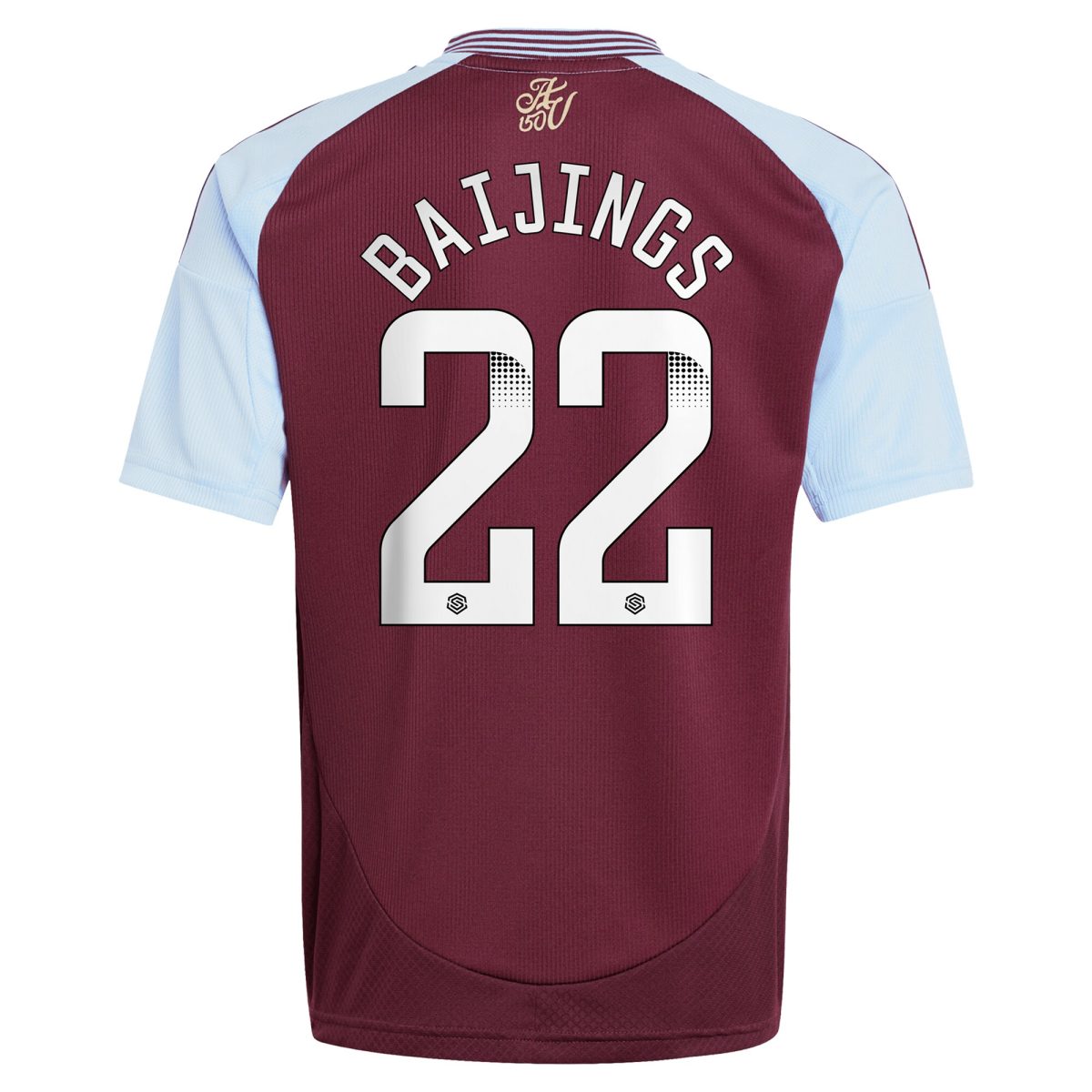 aston villa wsl adidas home shirt 2024-25 – kids with baijings 22 printing Collection | Official Aston Villa Jerseys for Fans