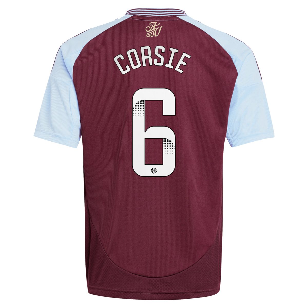 aston villa wsl adidas home shirt 2024-25 – kids with corsie 6 printing Collection | Official Aston Villa Jerseys for Fans