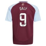 aston villa wsl adidas home shirt 2024-25 – kids with daly 9 printing Collection | Official Aston Villa Jerseys for Fans
