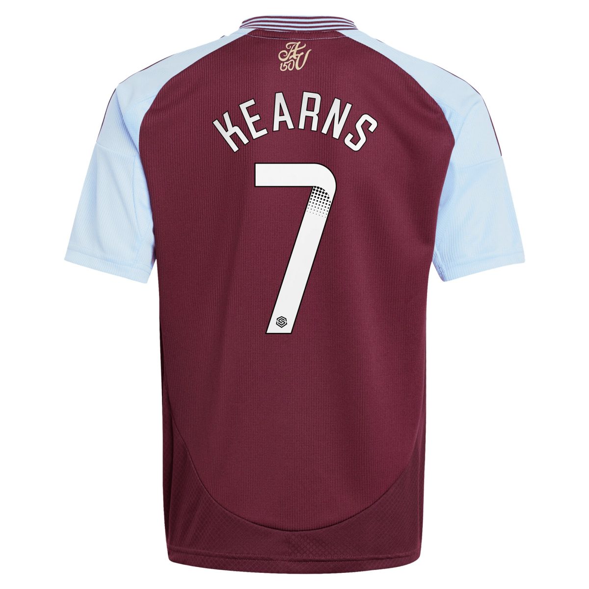aston villa wsl adidas home shirt 2024-25 – kids with kearns 7 printing Collection | Official Aston Villa Jerseys for Fans