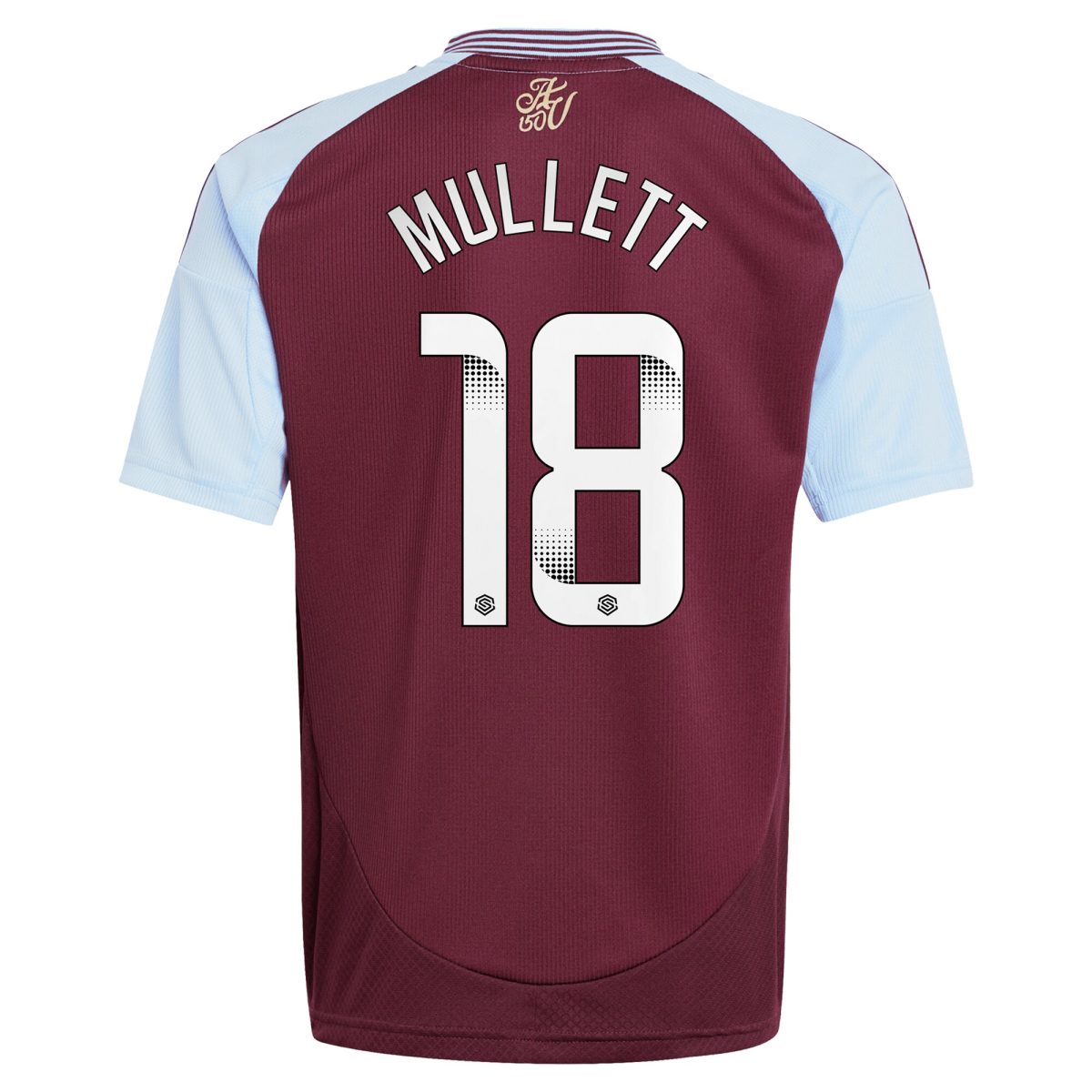 aston villa wsl adidas home shirt 2024-25 – kids with mullett 18 printing Collection | Official Aston Villa Jerseys for Fans
