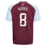 aston villa wsl adidas home shirt 2024-25 – kids with nobbs 8 printing Collection | Official Aston Villa Jerseys for Fans