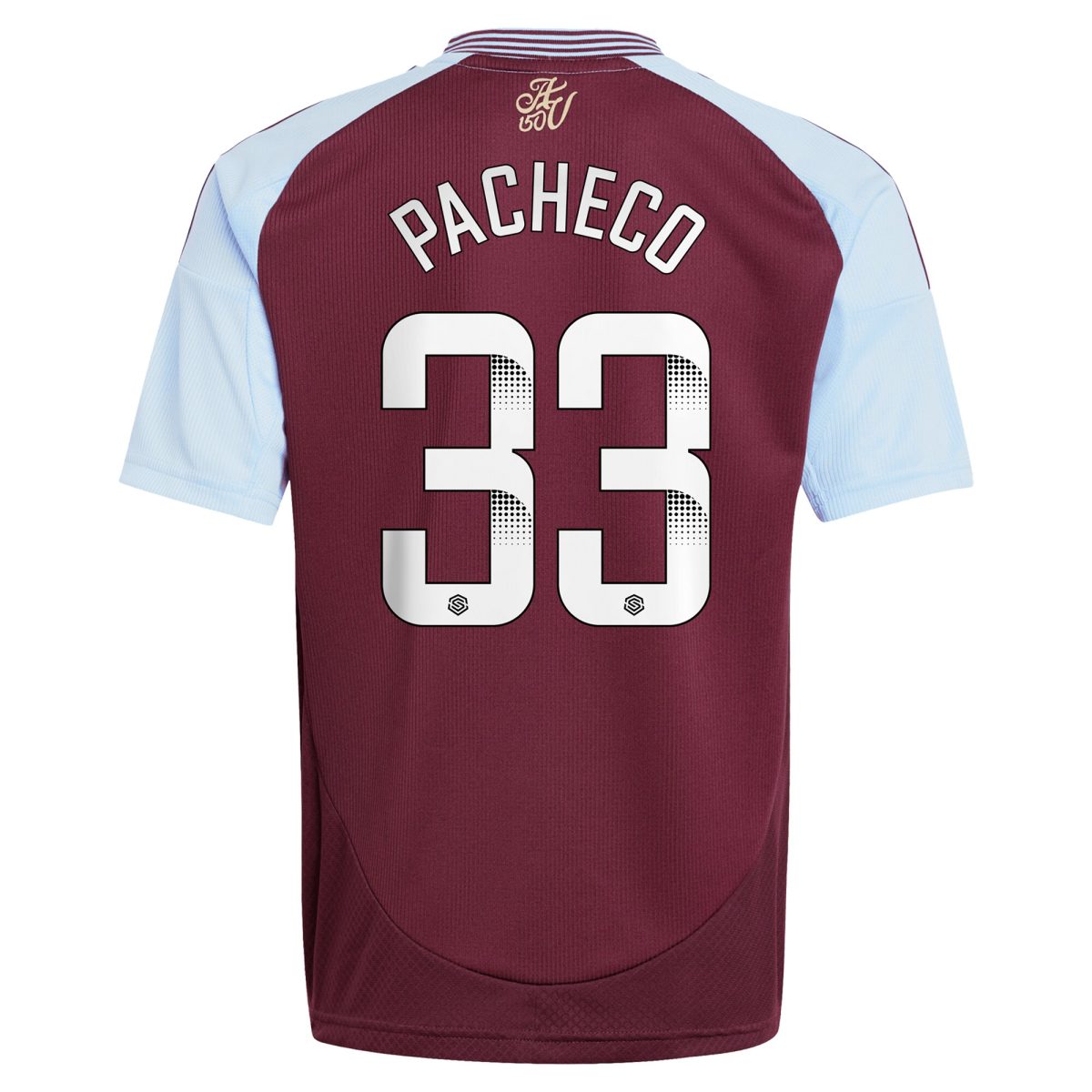 aston villa wsl adidas home shirt 2024-25 – kids with pacheco 33 printing Collection | Official Aston Villa Jerseys for Fans