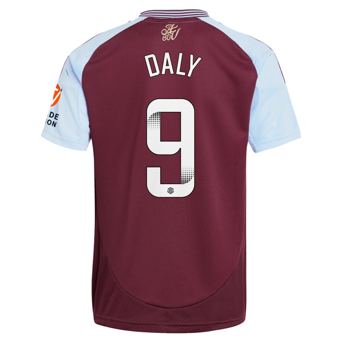 aston villa wsl adidas home shirt 2024-25 with daly 9 printing Collection | Official Aston Villa Jerseys for Fans