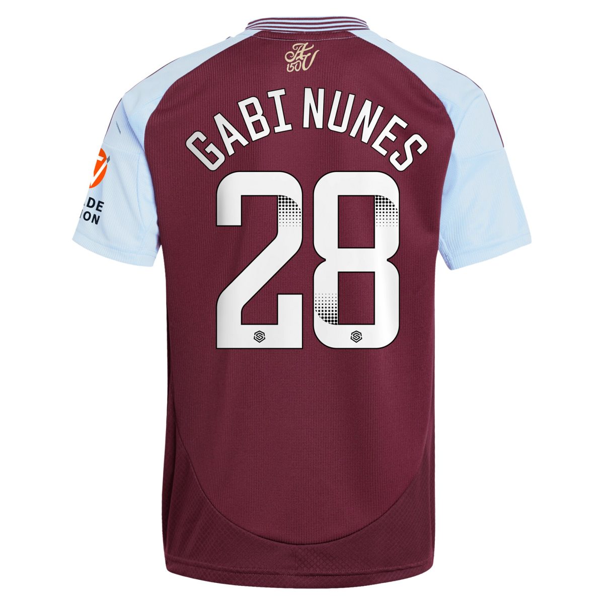 aston villa wsl adidas home shirt 2024-25 with gabi nunes 28 printing Collection | Official Aston Villa Jerseys for Fans
