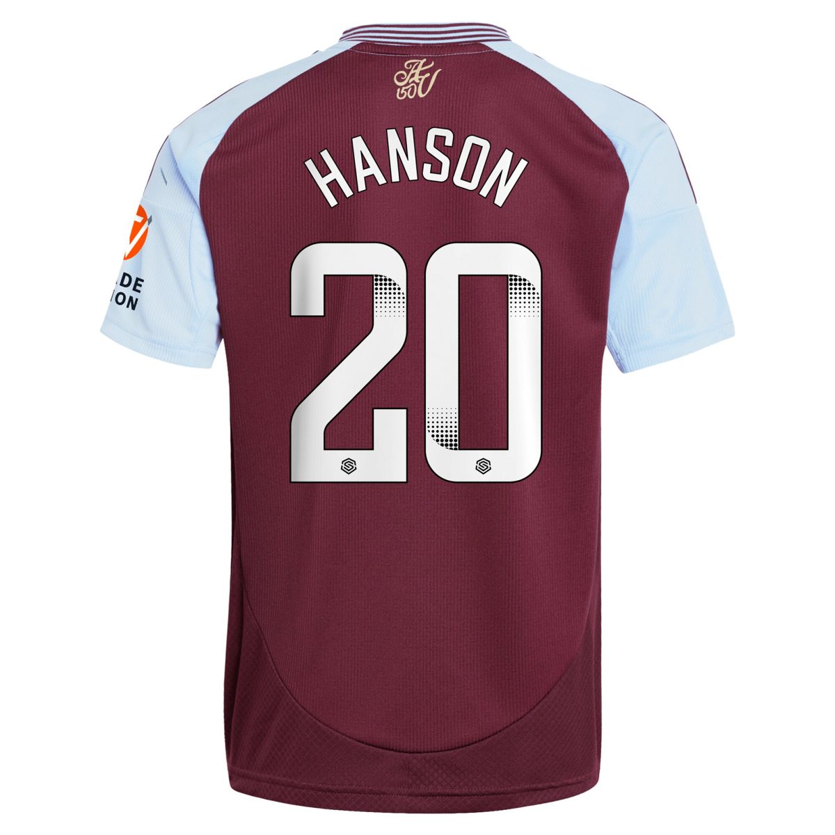 aston villa wsl adidas home shirt 2024-25 with hanson 20 printing Collection | Official Aston Villa Jerseys for Fans