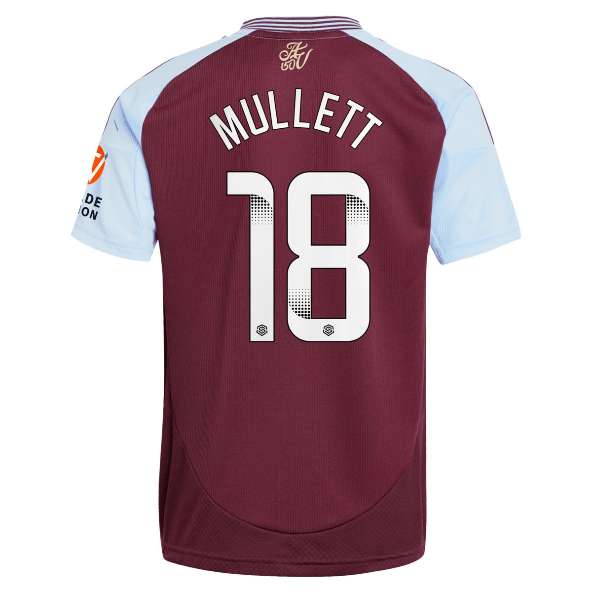 aston villa wsl adidas home shirt 2024-25 with mullett 18 printing Collection | Official Aston Villa Jerseys for Fans