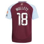 aston villa wsl adidas home shirt 2024-25 with mullett 18 printing Collection | Official Aston Villa Jerseys for Fans