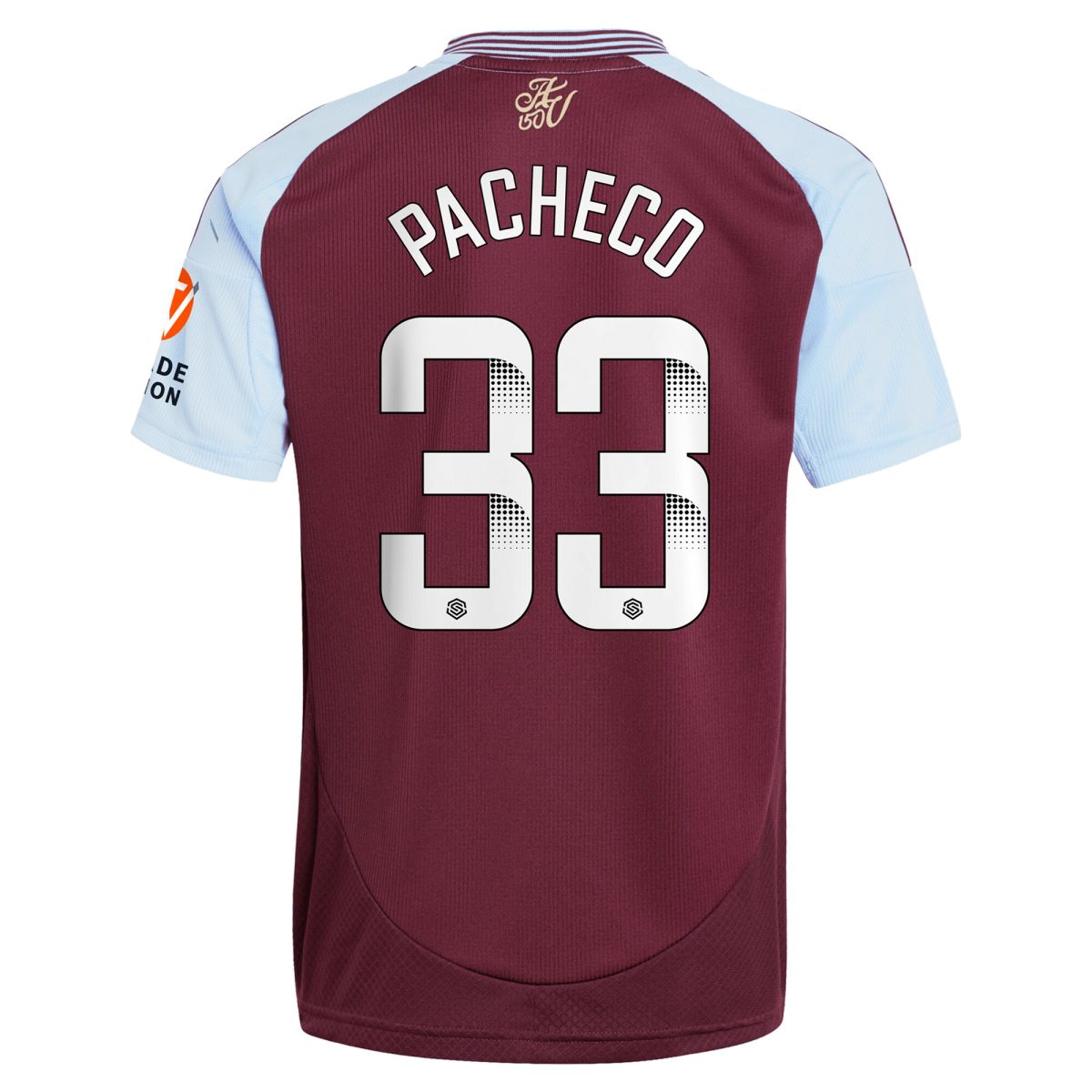 aston villa wsl adidas home shirt 2024-25 with pacheco 33 printing Collection | Official Aston Villa Jerseys for Fans
