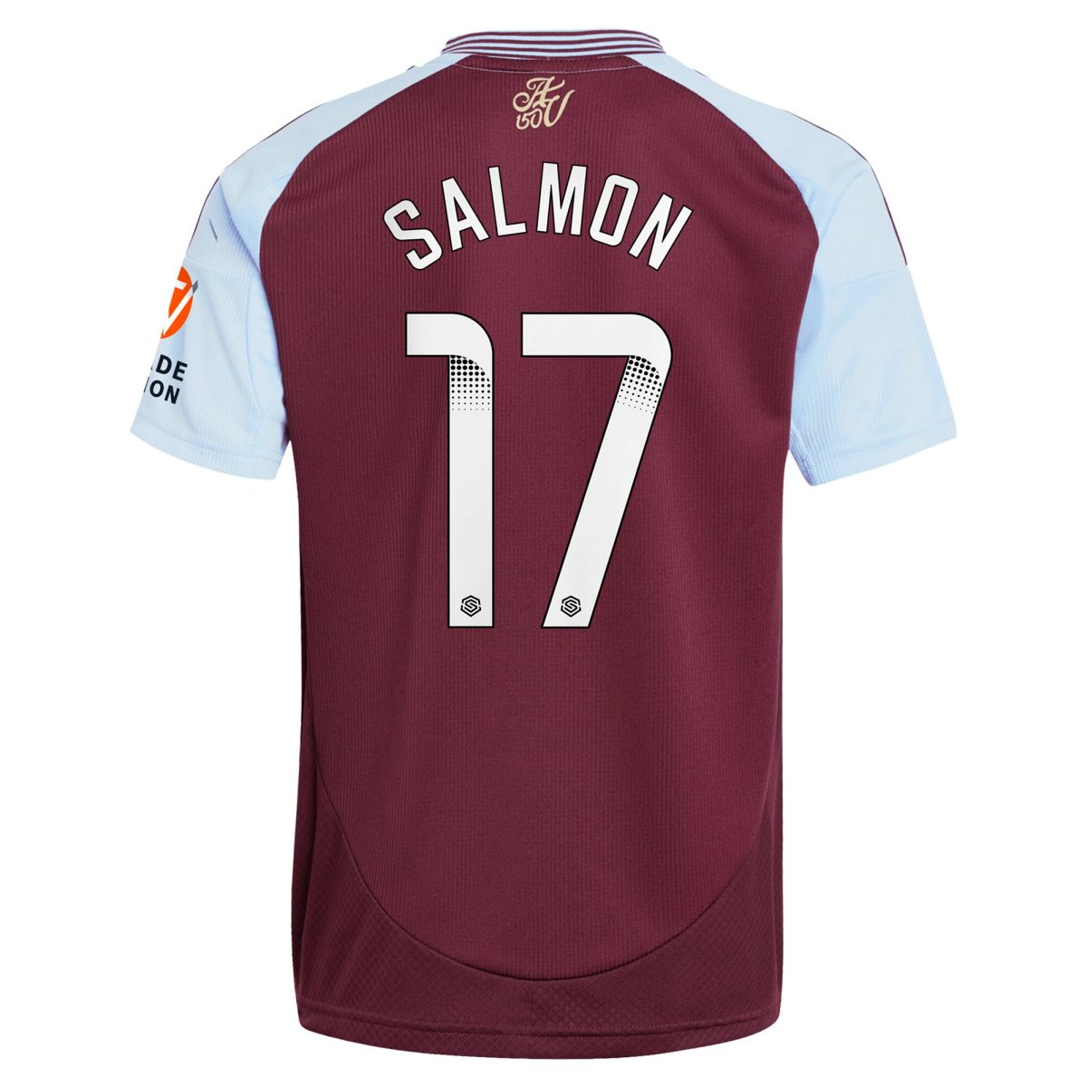 aston villa wsl adidas home shirt 2024-25 with salmon 17 printing Collection | Official Aston Villa Jerseys for Fans