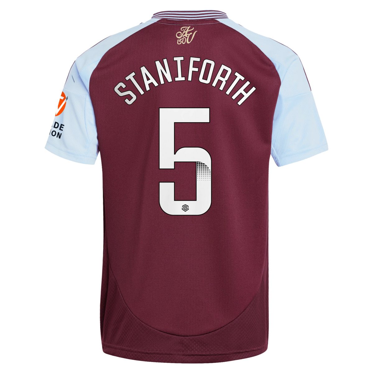 aston villa wsl adidas home shirt 2024-25 with staniforth 5 printing Collection | Official Aston Villa Jerseys for Fans