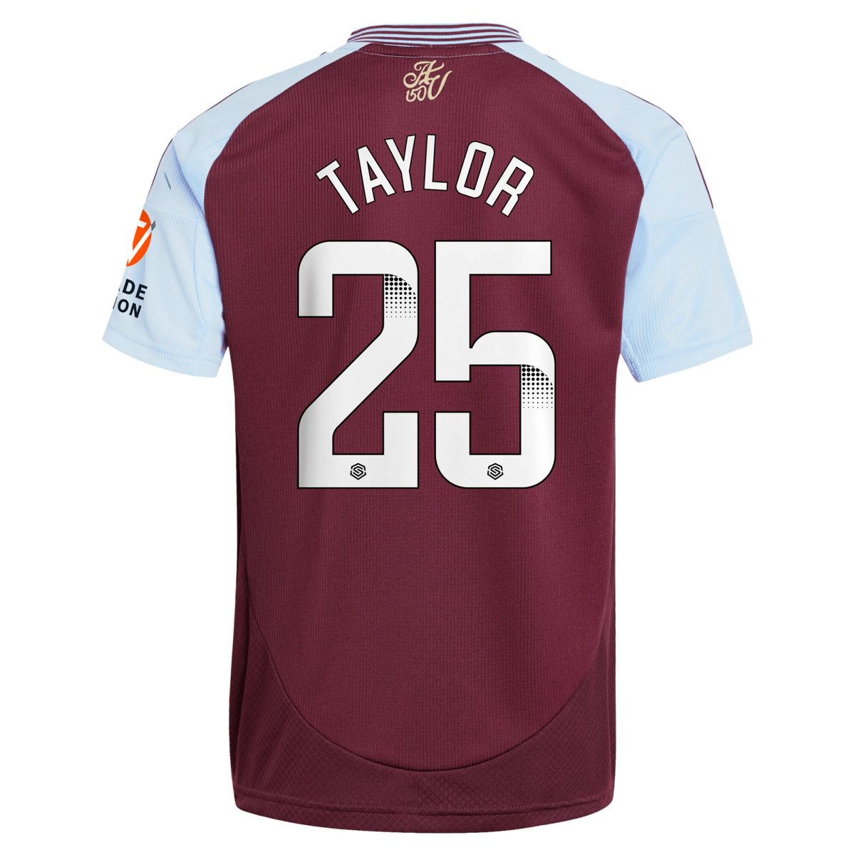 aston villa wsl adidas home shirt 2024-25 with taylor 25 printing Collection | Official Aston Villa Jerseys for Fans