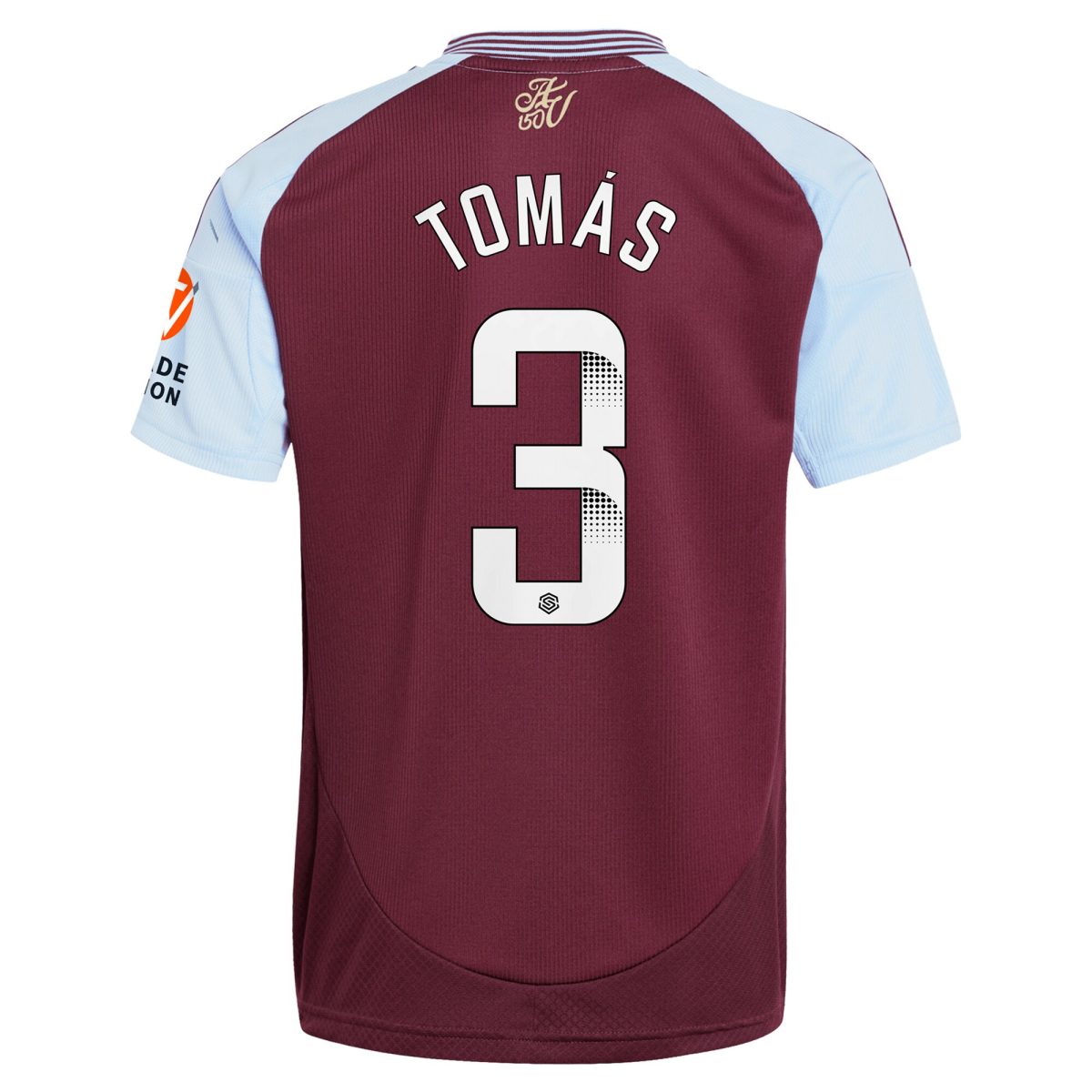 aston villa wsl adidas home shirt 2024-25 with tomás 3 printing Collection | Official Aston Villa Jerseys for Fans