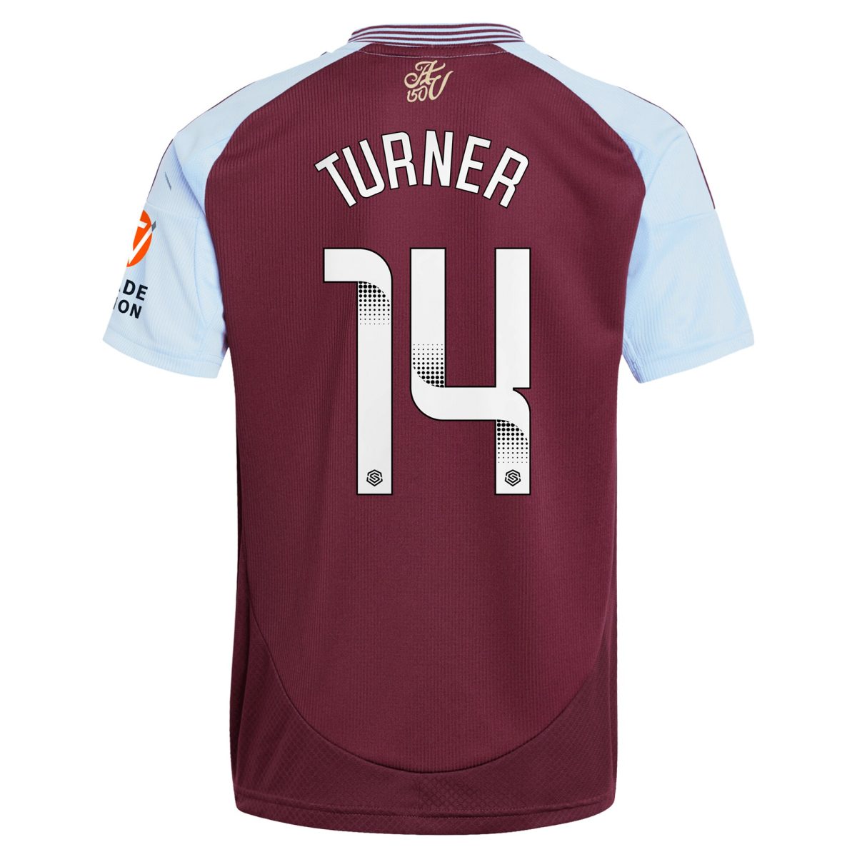 aston villa wsl adidas home shirt 2024-25 with turner 14 printing Collection | Official Aston Villa Jerseys for Fans