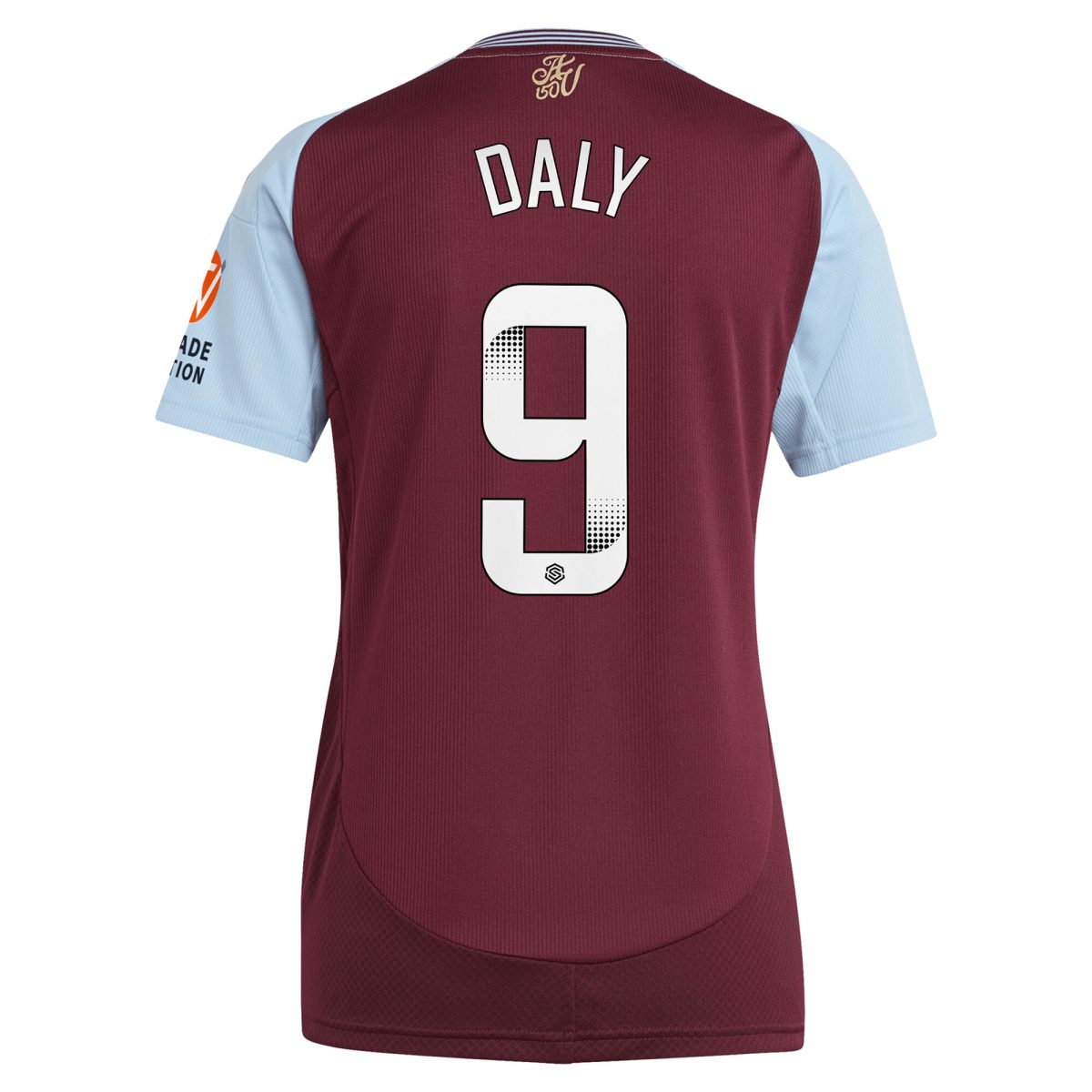 aston villa wsl adidas home shirt 2024-25 – womens with daly 9 printing Collection | Official Aston Villa Jerseys for Fans