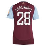 aston villa wsl adidas home shirt 2024-25 – womens with gabi nunes 28 printing Collection | Official Aston Villa Jerseys for Fans