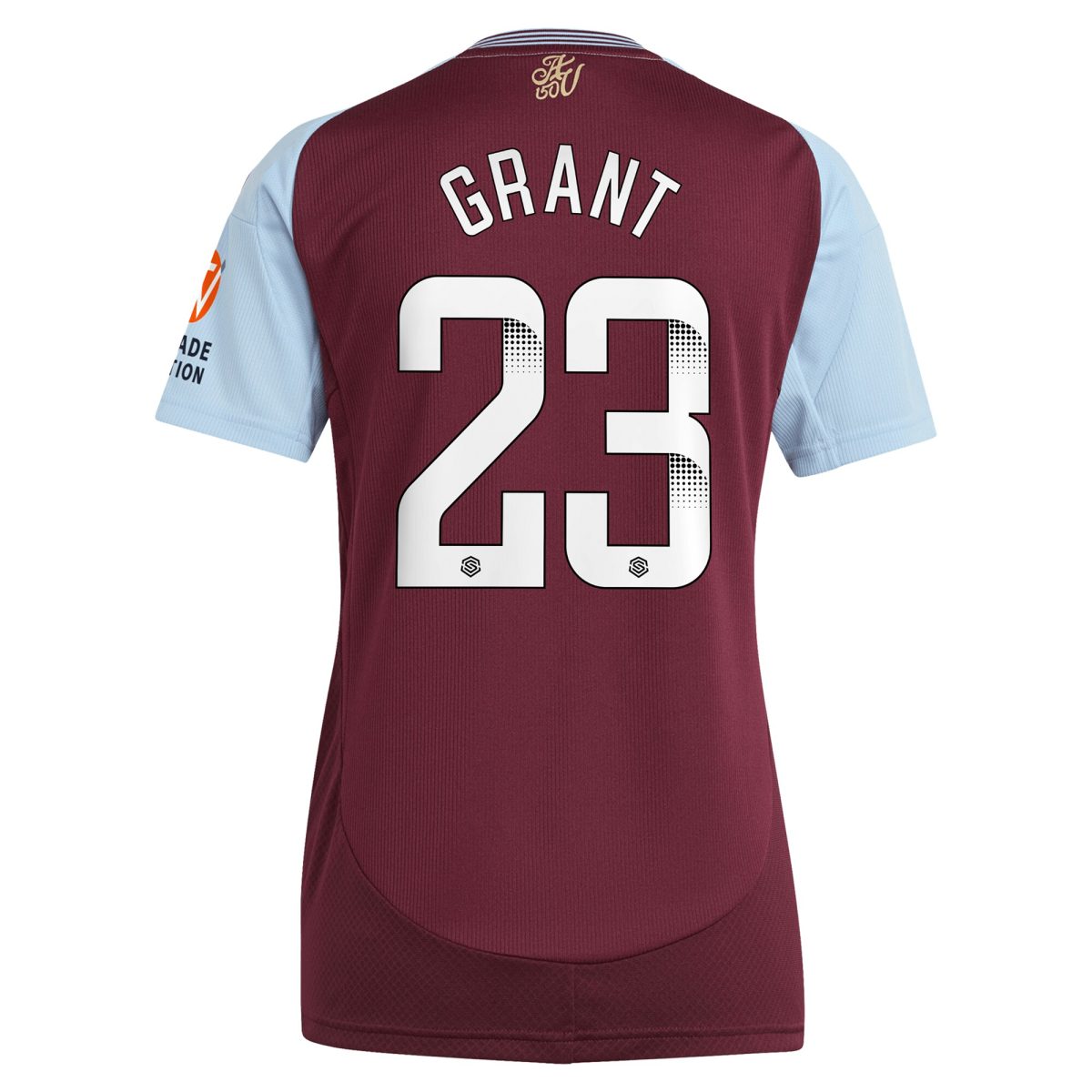 aston villa wsl adidas home shirt 2024-25 – womens with grant 23 printing Collection | Official Aston Villa Jerseys for Fans