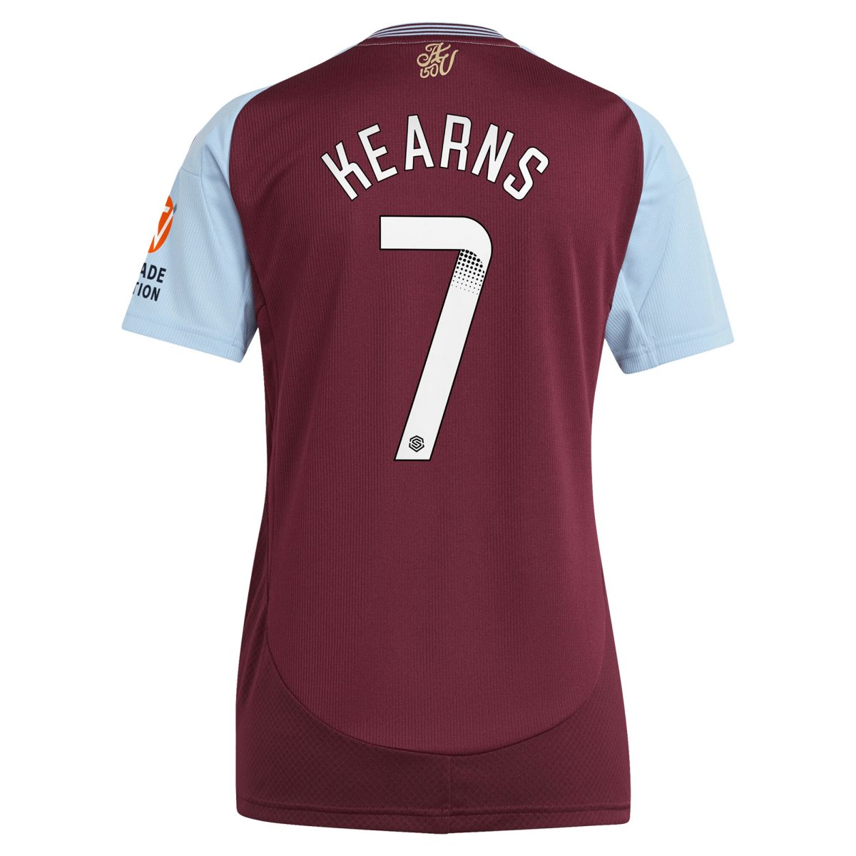 aston villa wsl adidas home shirt 2024-25 – womens with kearns 7 printing Collection | Official Aston Villa Jerseys for Fans