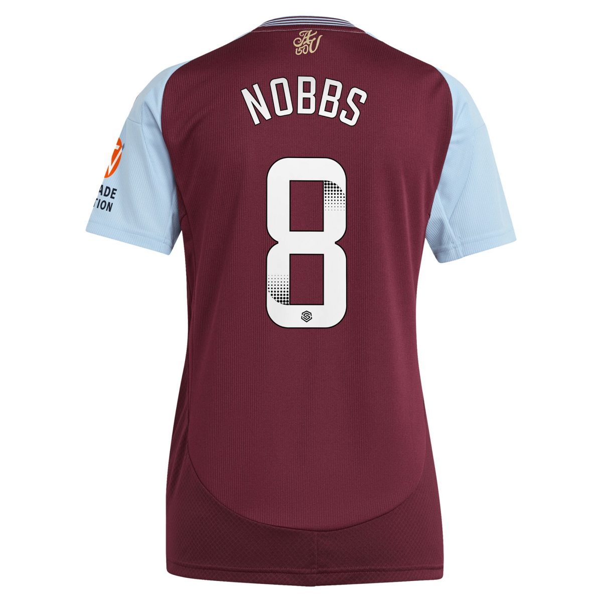 aston villa wsl adidas home shirt 2024-25 – womens with nobbs 8 printing Collection | Official Aston Villa Jerseys for Fans