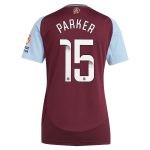 aston villa wsl adidas home shirt 2024-25 – womens with parker 15 printing Collection | Official Aston Villa Jerseys for Fans