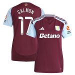 aston villa wsl adidas home shirt 2024-25 – womens with salmon 17 printing Collection | Official Aston Villa Jerseys for Fans