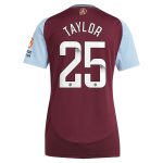 aston villa wsl adidas home shirt 2024-25 – womens with taylor 25 printing Collection | Official Aston Villa Jerseys for Fans