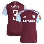 aston villa wsl adidas home shirt 2024-25 – womens with tomás 3 printing Collection | Official Aston Villa Jerseys for Fans