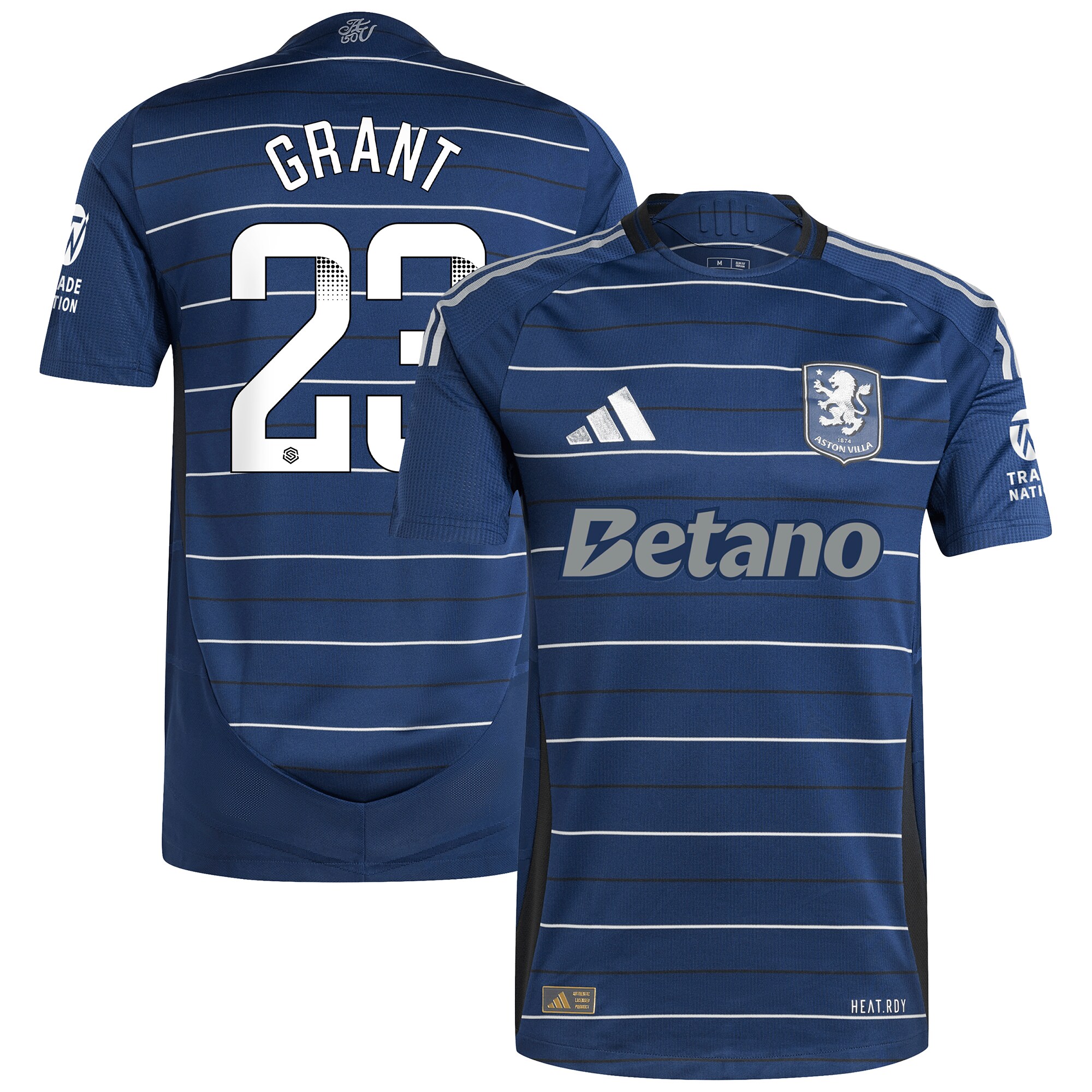 aston villa wsl adidas third authentic shirt 2024-25 with grant 23 printing Collection | Official Aston Villa Jerseys for Fans