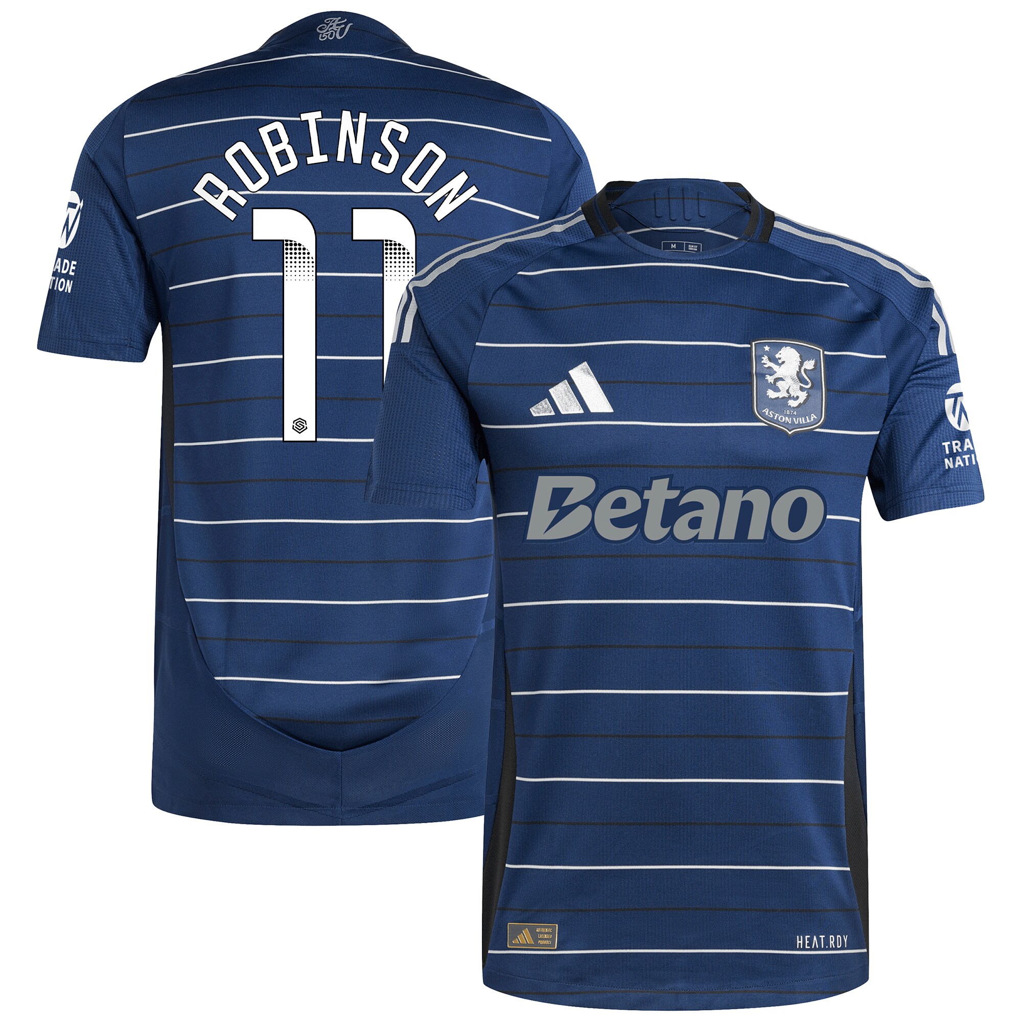 aston villa wsl adidas third authentic shirt 2024-25 with robinson 11 printing Collection | Official Aston Villa Jerseys for Fans