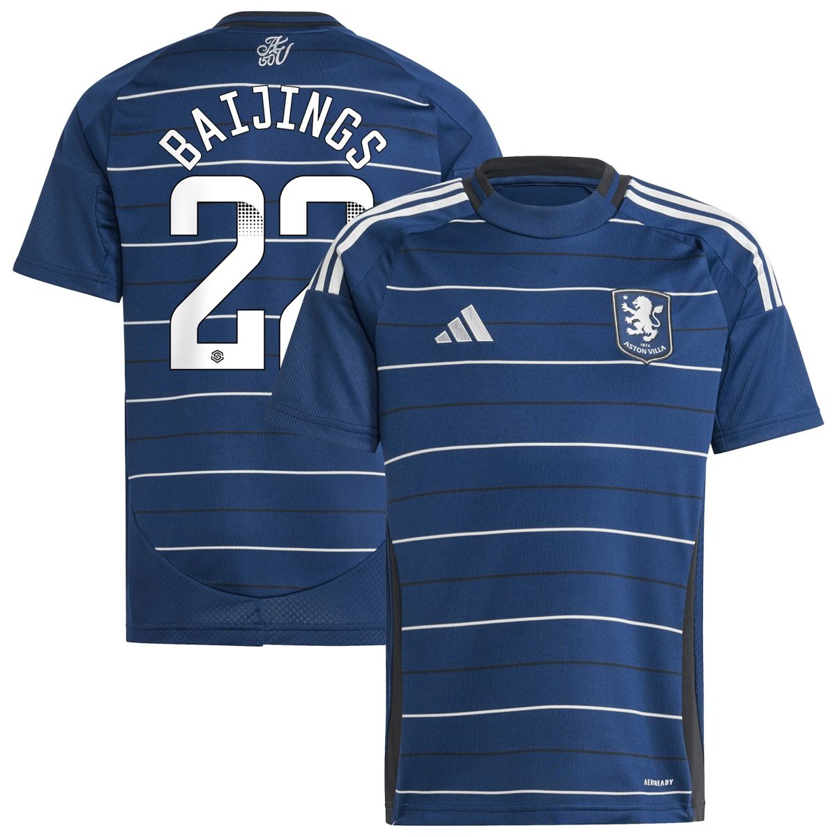 aston villa wsl adidas third shirt 2024-25 – kids with baijings 22 printing Collection | Official Aston Villa Jerseys for Fans