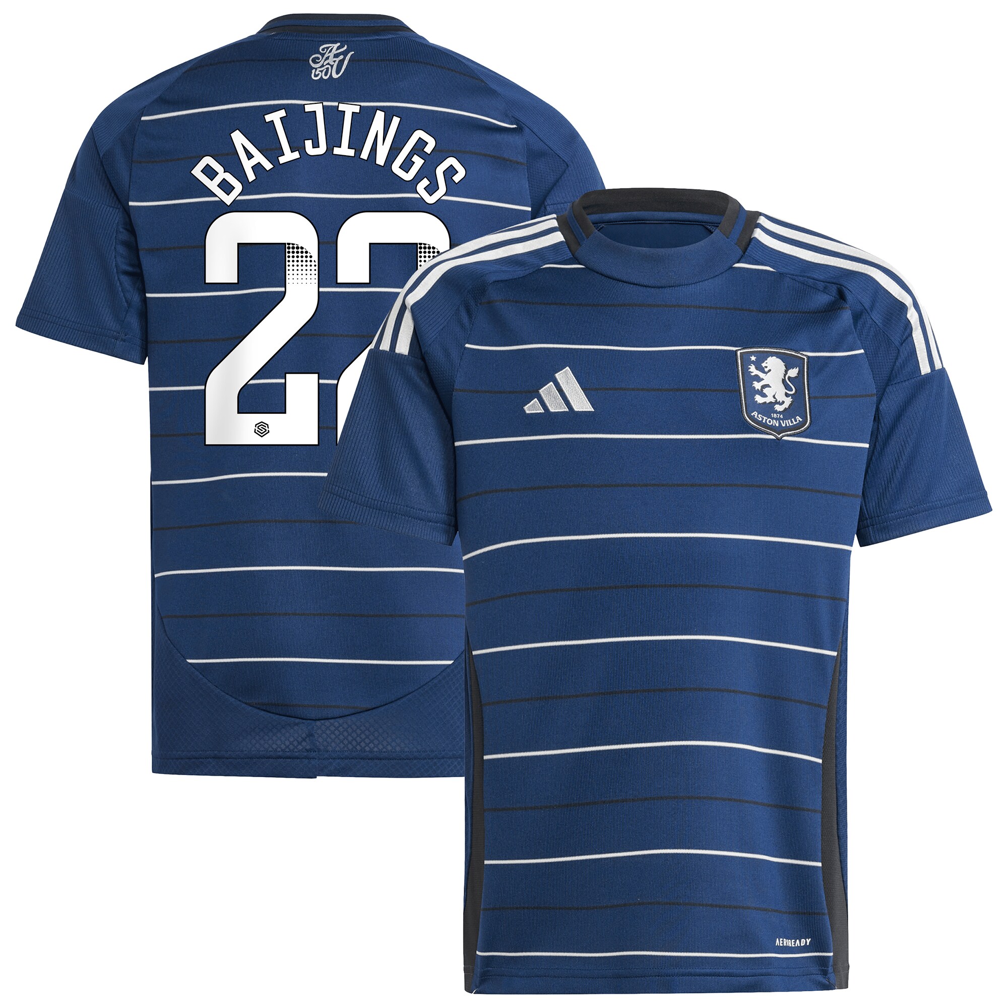 aston villa wsl adidas third shirt 2024-25 – kids with baijings 22 printing Collection | Official Aston Villa Jerseys for Fans