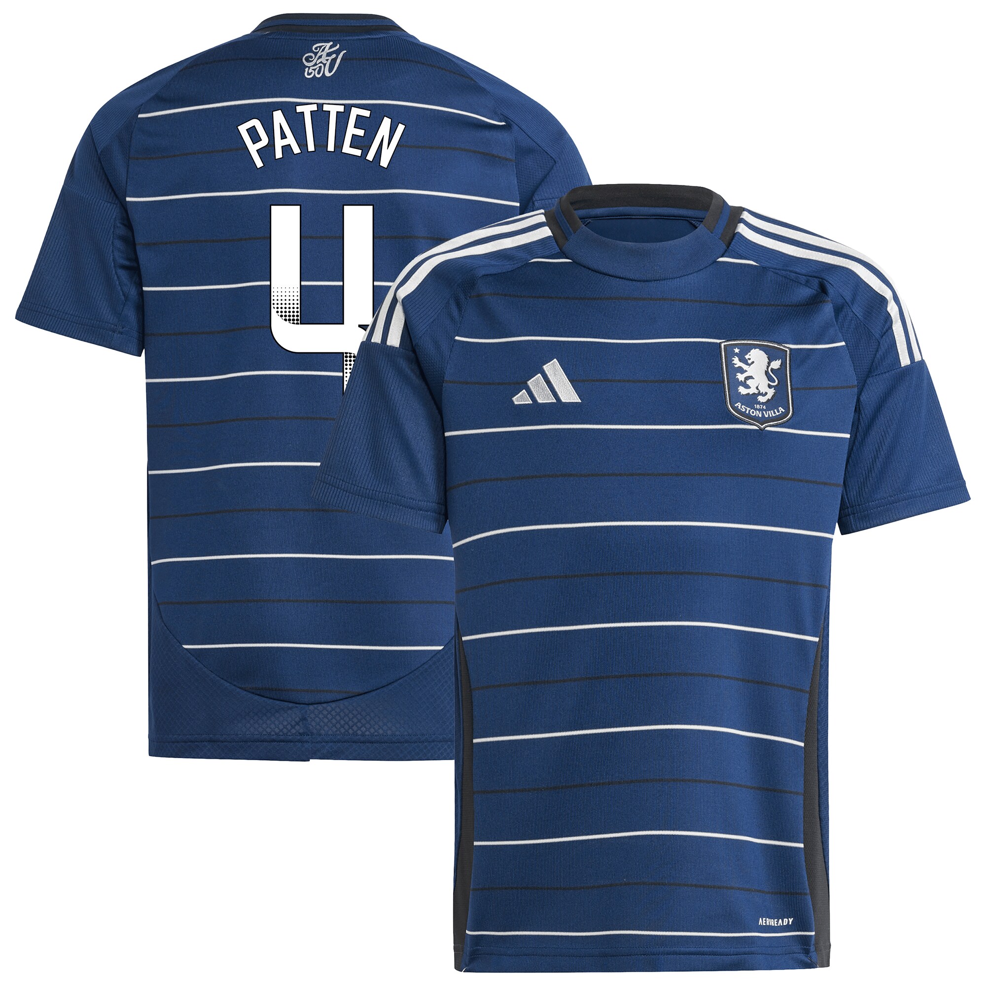 aston villa wsl adidas third shirt 2024-25 – kids with patten 4 printing Collection | Official Aston Villa Jerseys for Fans