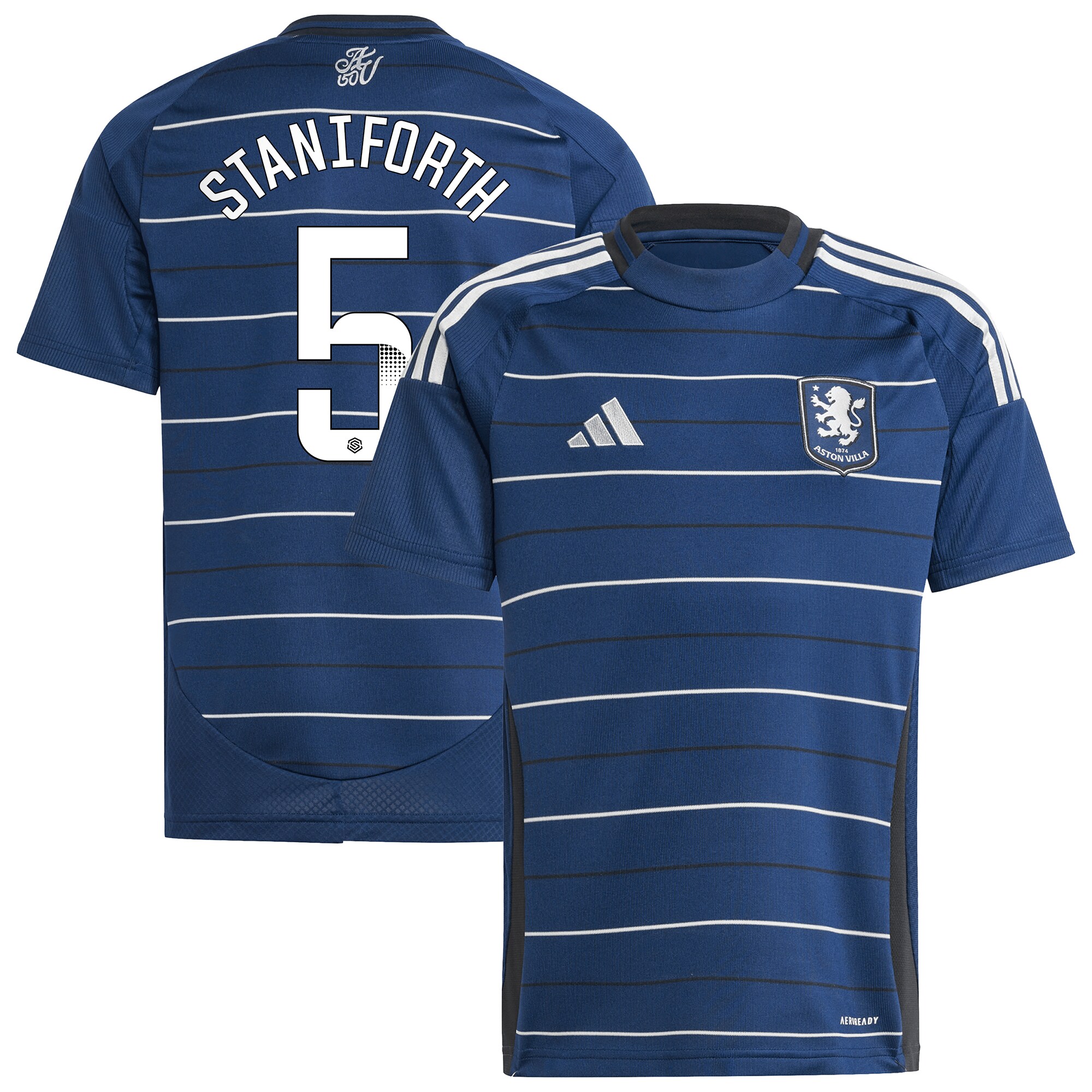 aston villa wsl adidas third shirt 2024-25 – kids with staniforth 5 printing Collection | Official Aston Villa Jerseys for Fans