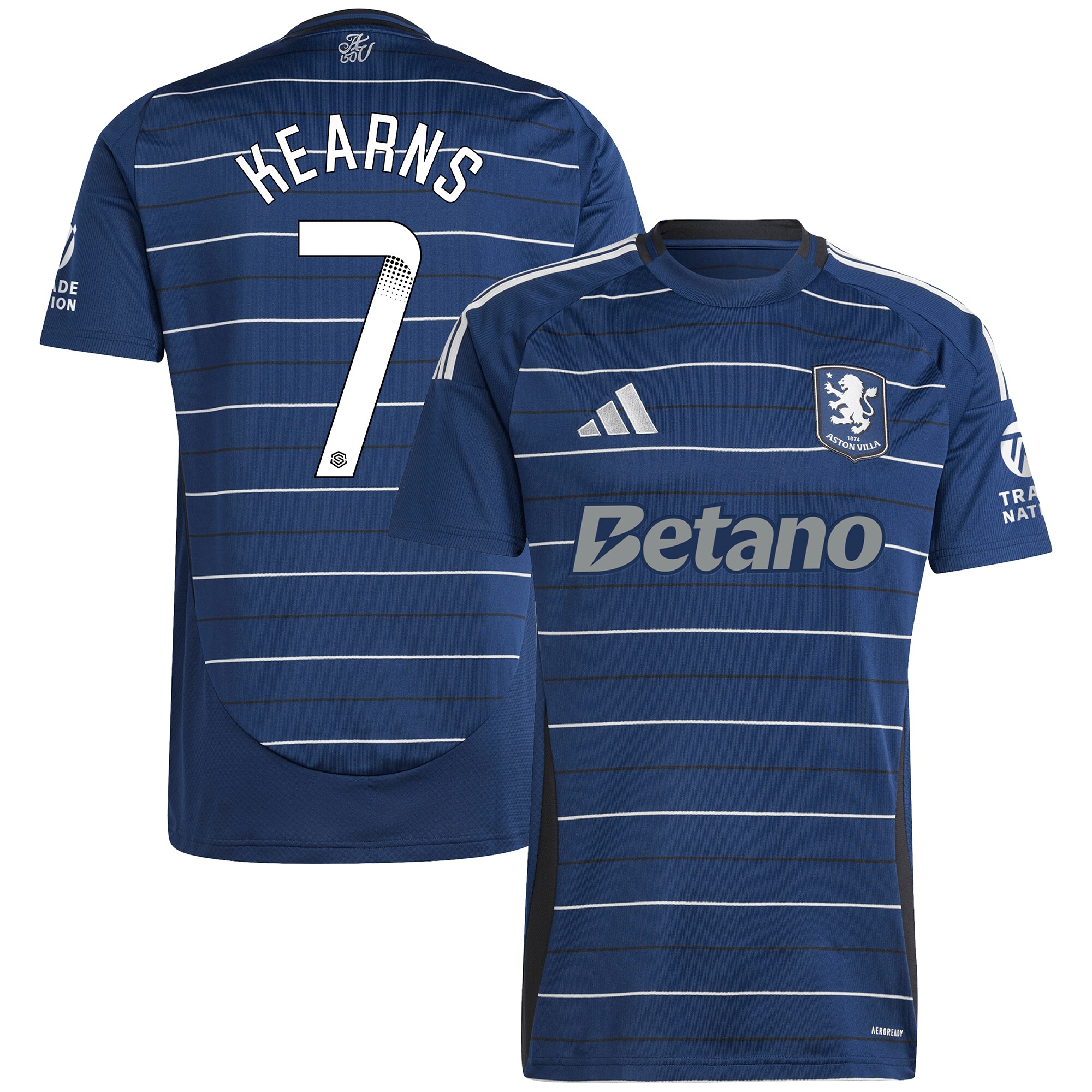 aston villa wsl adidas third shirt 2024-25 with kearns 7 printing Collection | Official Aston Villa Jerseys for Fans