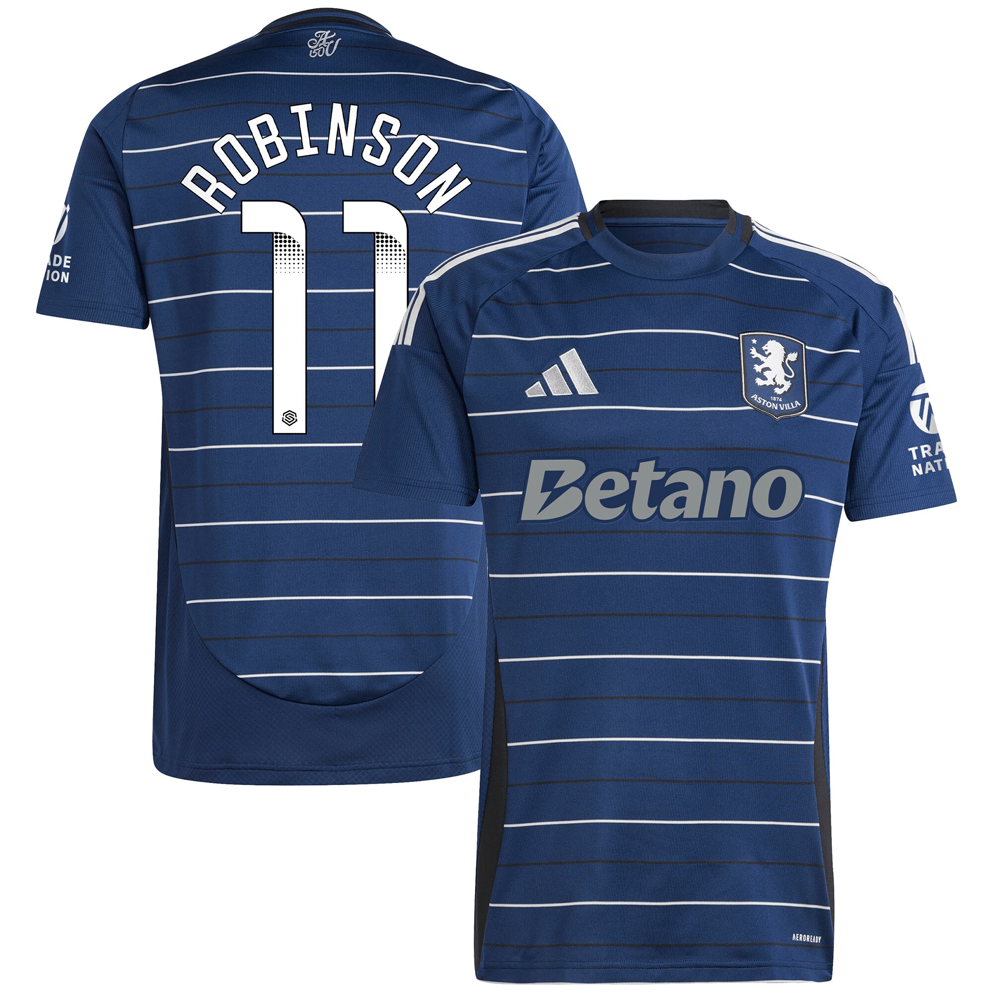 aston villa wsl adidas third shirt 2024-25 with robinson 11 printing Collection | Official Aston Villa Jerseys for Fans