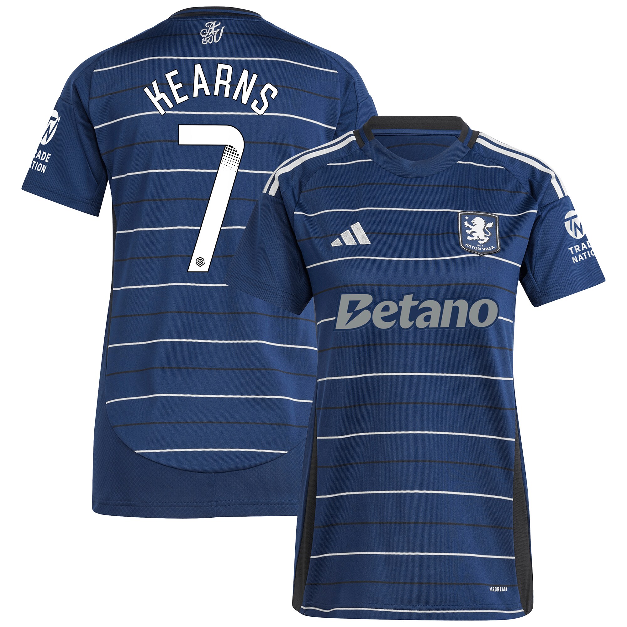 aston villa wsl adidas third shirt 2024-25 – womens with kearns 7 printing Collection | Official Aston Villa Jerseys for Fans