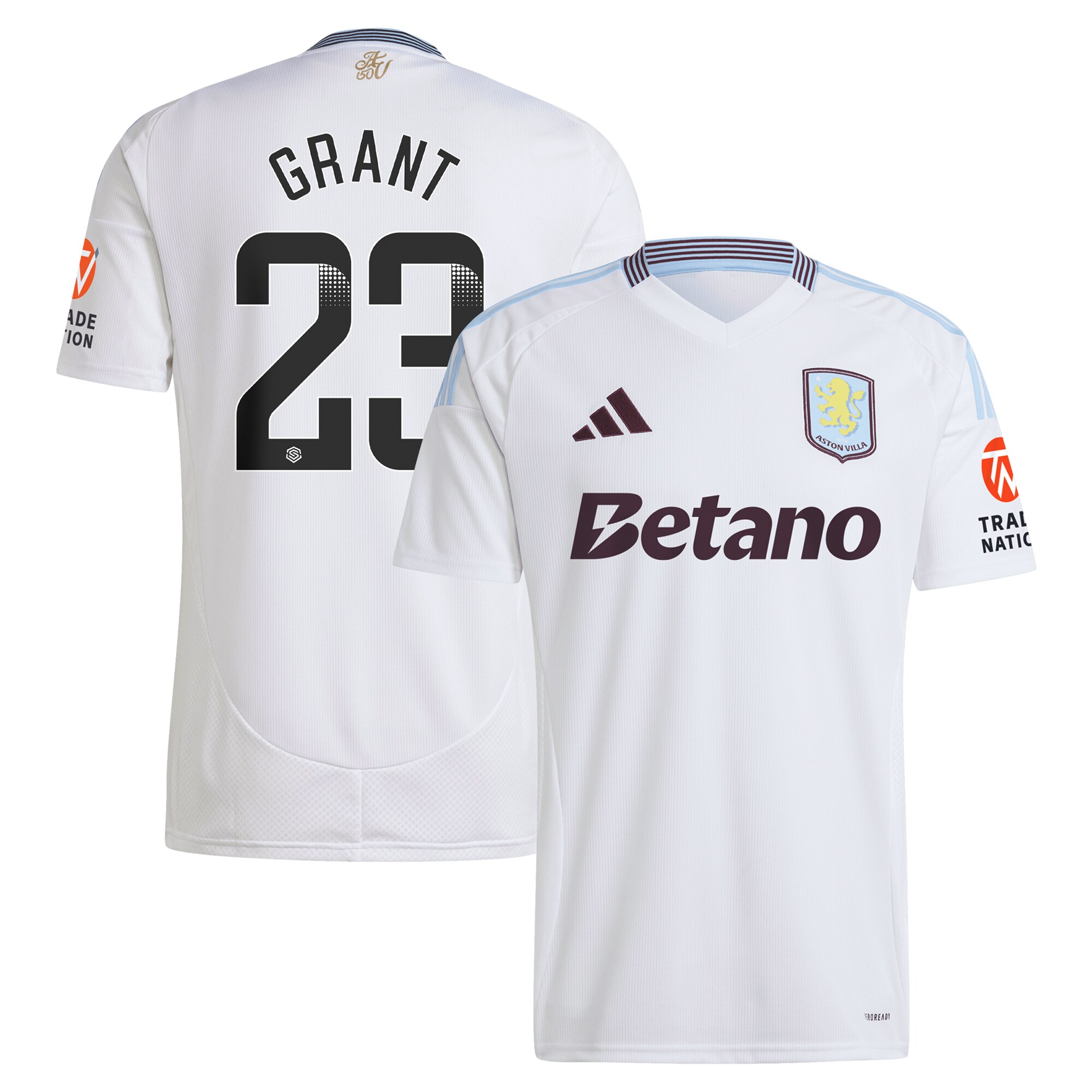 aston villa wsl away shirt 2024-25 with grant 23 printing Collection | Official Aston Villa Jerseys for Fans