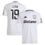 aston villa wsl away shirt 2024-25 with leon 19 printing Collection | Official Aston Villa Jerseys for Fans