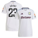 aston villa wsl away shirt 2024-25 – womens with grant 23 printing Collection | Official Aston Villa Jerseys for Fans